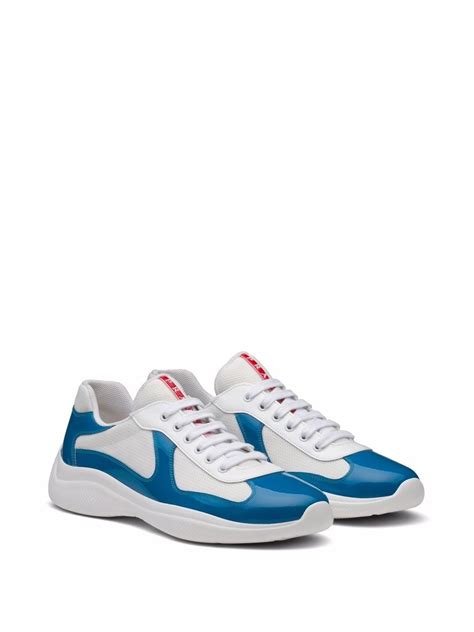 light blue prada americas cup sneakers|Light Blue/white Prada America's Cup Sneakers.